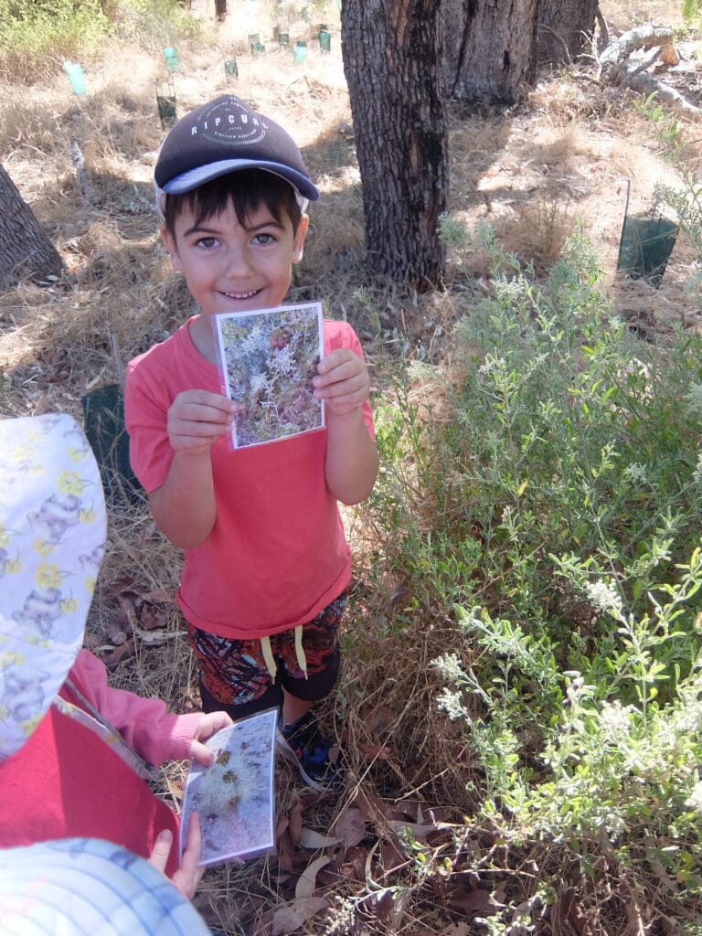 Early Learning at Quintilian School | Closeup of Young child in outdoor classroom